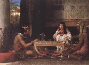 Alma-Tadema, Sir Lawrence Egyptian Chess Players (mk23) oil painting reproduction